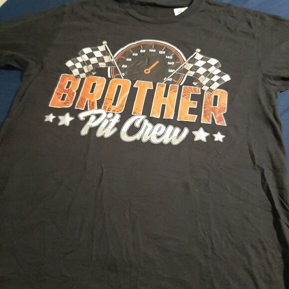 NWT Mens Large BROTHER PIT CREW T-Shirt - Picture 1 of 4